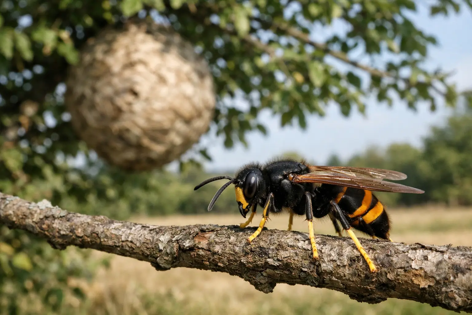 Frelon Asiatique : Pourquoi il Menace les Abeilles, Quand il Devient Dangereux et Comment Agir