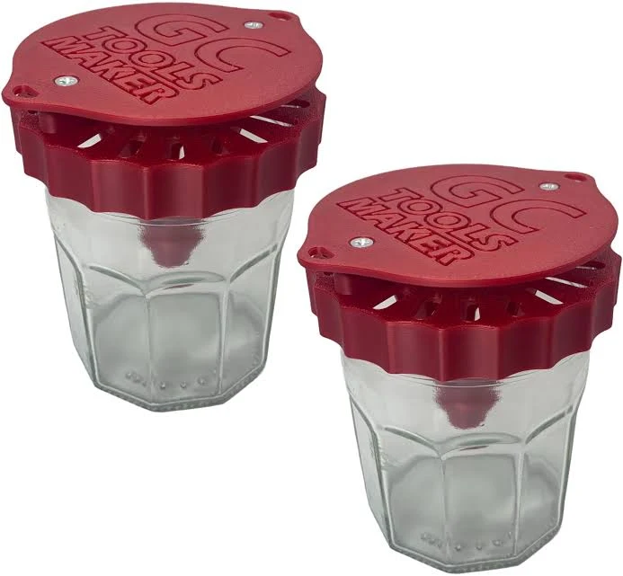 Pièges en verre réutilisables pour frelon asiatique, lot de 2