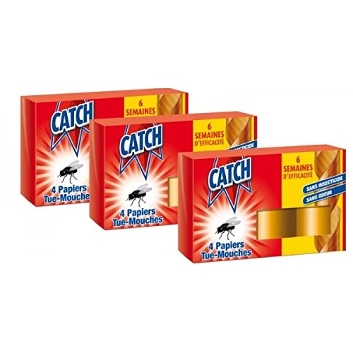 Catch Expert : papier tue-mouches, 16 rouleaux