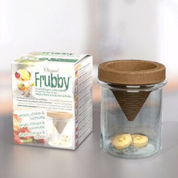 Frubby : piège réutilisable pour mouches des fruits