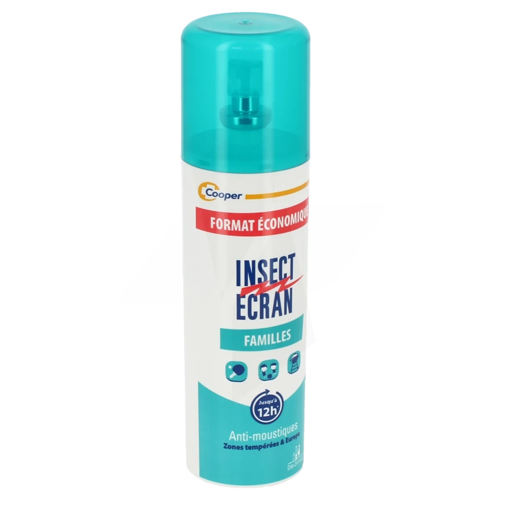 INSECT ÉCRAN Familles : spray répulsif peau 200 ml, icaridine