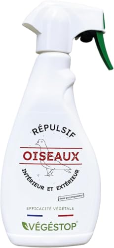 Spray Répulsif Oiseaux — 500ml, origine végétale